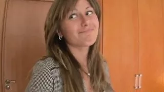 Vixen's bald cunt and anal hole inspected by his big cock