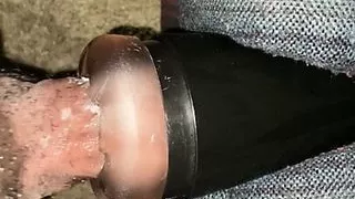horny boy fucking fleshlight