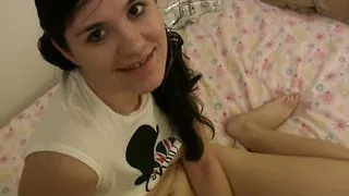 Kristen Will masturbates and then gives a blowjob