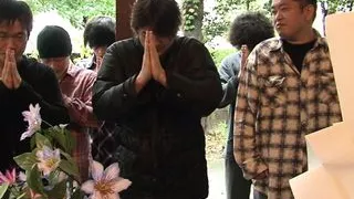 Naive Japanese housewife gets pleasured and creampied by two neighbors