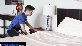 Dad Creep - Hairy Stepdad Teddy Torres Confesses He Gets Turned On By Smelling His Hot Stepson's Underwear In Bed