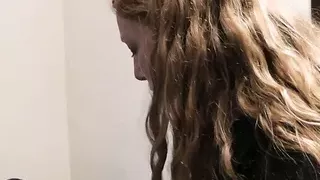 Husband caught cheating with blonde bbw