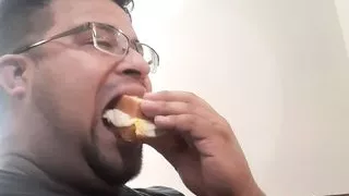 Something is a little bit different about this Mukbang Eating video