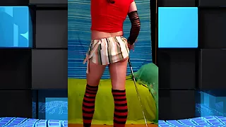 Warming up for some fairway action