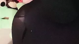 Encased Orgasm In Bed