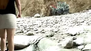 Blowjob and a doggystyle fuck for lusty Delia Rosa