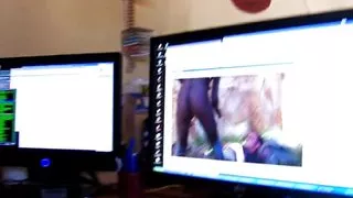 Double penetration for blonde Nicole Pearl and her two big boobs