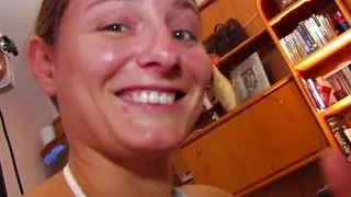 Cum in mouth for slutty Halana K as she gets anally thrashed