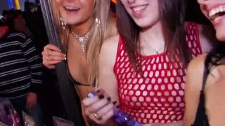 Small tits Shana Spirit getting toyed with by her friends