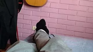 Showing the cock that you would love to eat