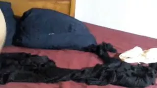 Celebrity and Actress Gets Her Big Boobs Squeezed and Sucked and Masturbates using items at night