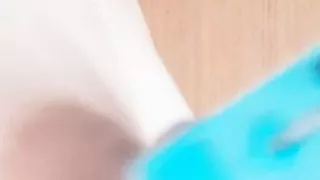 Playing with nipple clamps, sweet Asian babe tortured her nipple (chillax)