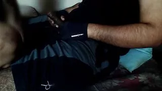 Desi sexy bhabhi maid agrees to her first ever blowjob