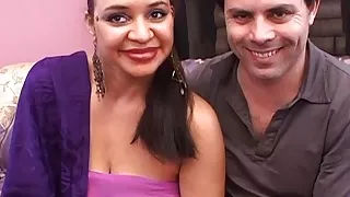 Shy Indian amateur couple is doing their first porn video