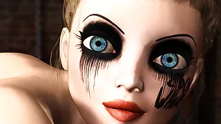 Beautiful whore gets fucked by huge black cock in a basement