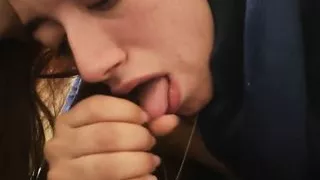 tasty blowjob with cumshot