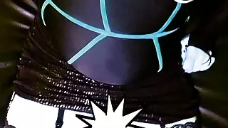 ich Abends in Dessous