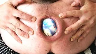 Frozen Ball im Arsch