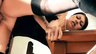 Risky sex with the blindfolded husband