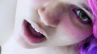 My Stepsister became a very horny bitch for the camera.