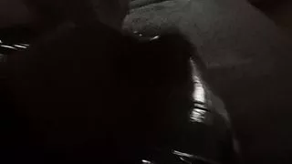 Sissy clit throbbing in latex