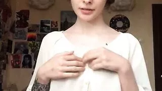 Unterwäsche, Muschi, Mager, Eng, Webcamsex