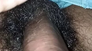 Boy plays with his penis