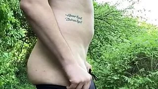 Britischer Sex, Papa, Runterholen, Sex im Freien, Öffentlicher Sex, Wald