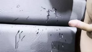 MASSIVE CUMSHOT: Hot guy masturbating and cumming thick load - 19yo twink