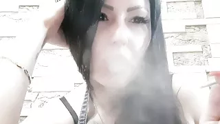 Smoking fetish from Dominatrix Nika.  How sexy and erotic is this smoking Mistress?
