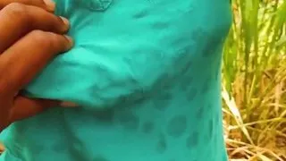 Priyanjali and husband – boobs kiss