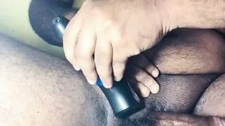 Trimming dick hair