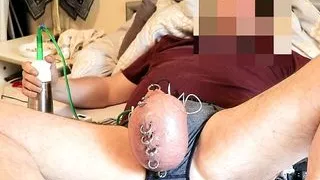 Ich blase meinen Sack auf