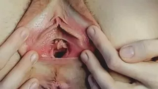 hot show, gaping pussy close-up