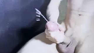 Intense Orgasm & cum explosion with a lot of big ropes - Twink hard breathing and ASMR