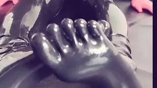 Sexy Solo Latex Füße Fetisch App