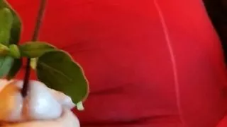 Crossdress object sounding my cock and cum.