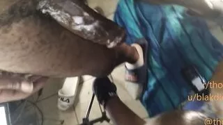 Thot in Texas - Homemade POV Amateur Mature Ebony Big Butt Creampie