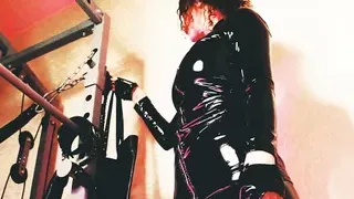 Fetish Dominatix Eva Vinyl Pvc Dress Femdom Goddess BDSM Solo kink Milf Boots