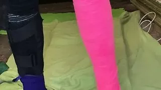 LlPink llc & knee brace 3