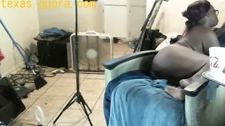 Thot in Texas - Ebony BBW Homemade Real Sex Part 15