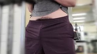 Workout Makes Me Horny! I Show My Cock and Spread My Ass
