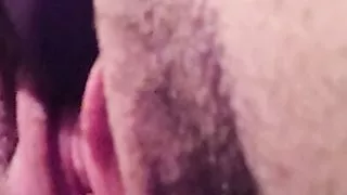 Up close silent orgasm