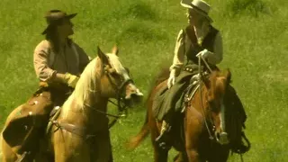 Riding horses and fucking on a farm – women in white!