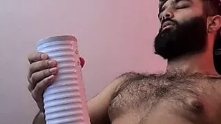 Explosive fleshlight cumshot