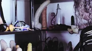 Femdom Mistress Domina Eva Fetish Goddess Milf Toys Dildos Hot Mature BDSM PVC Kink