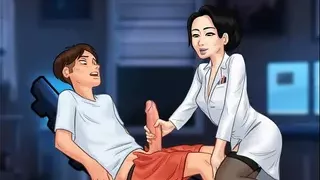 Summertime Saga: Japanese Professor Is Milking A Student In Her Office - Ep 177