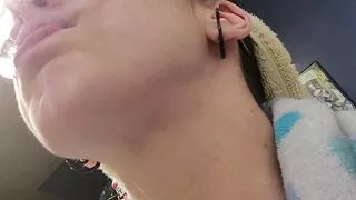 Pee in cup and drink