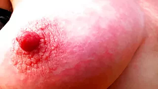 Tits ready for pain in public