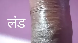 Indian model masturbating his big dick